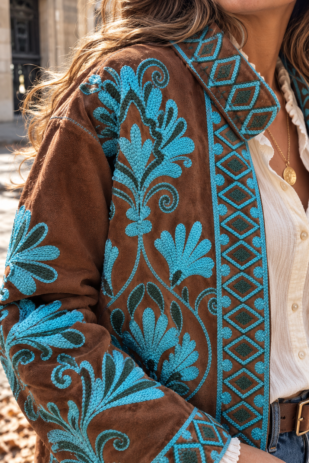 Chaqueta Turquesa