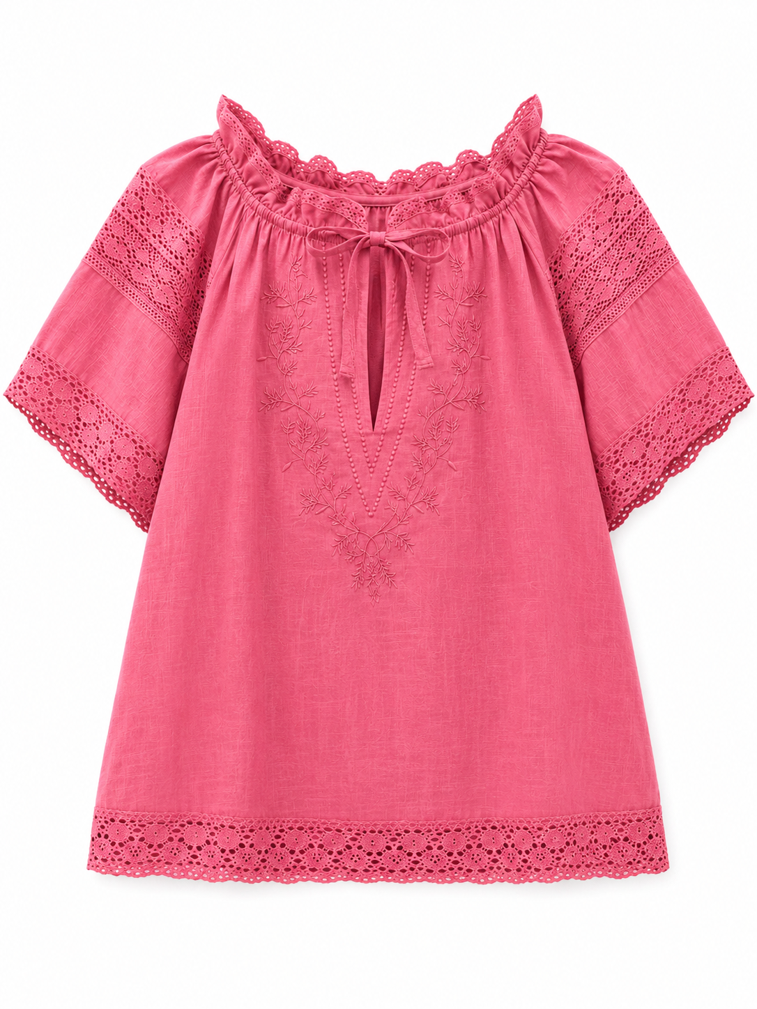 Blusa bordado a mano Ibiza