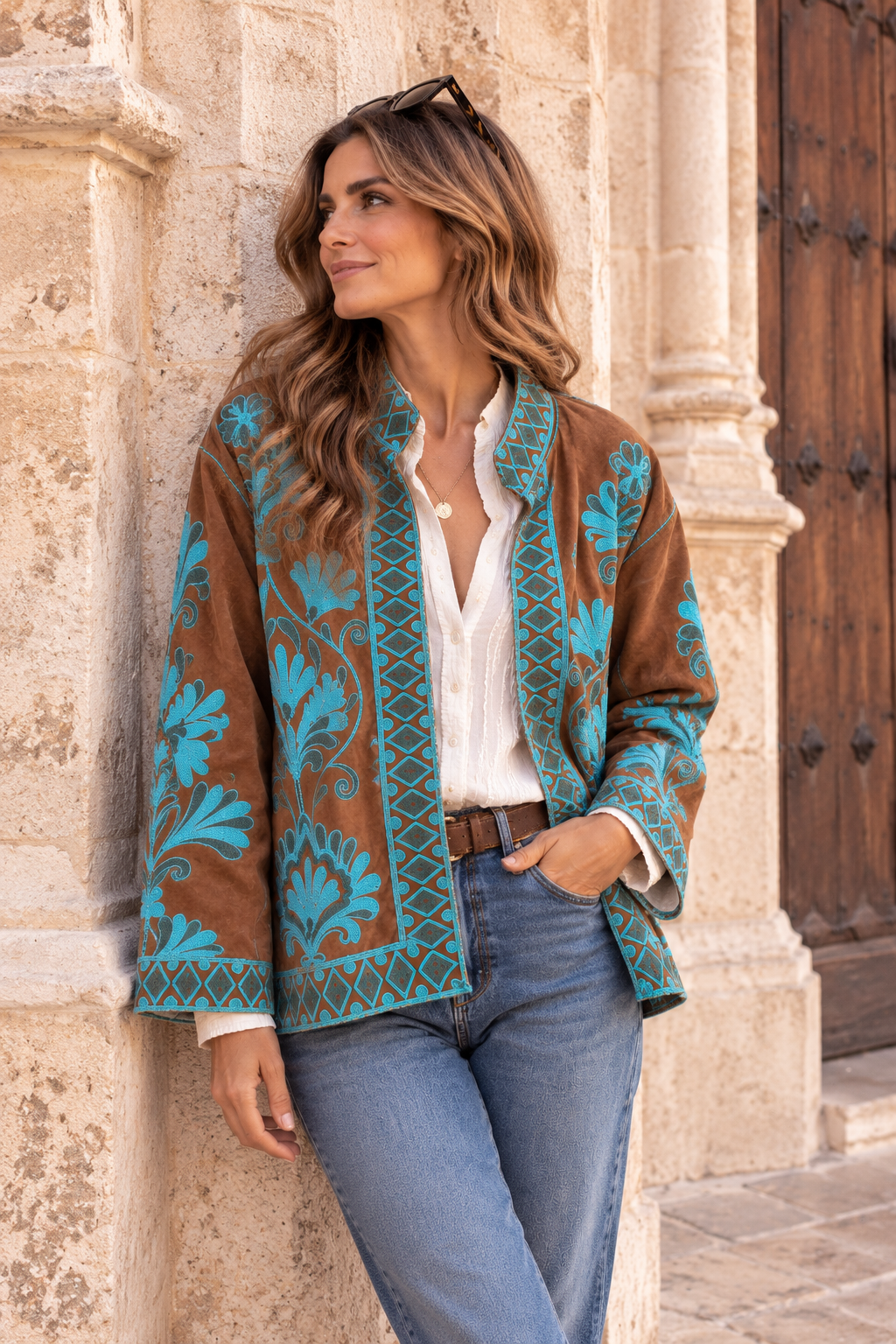 Chaqueta Turquesa