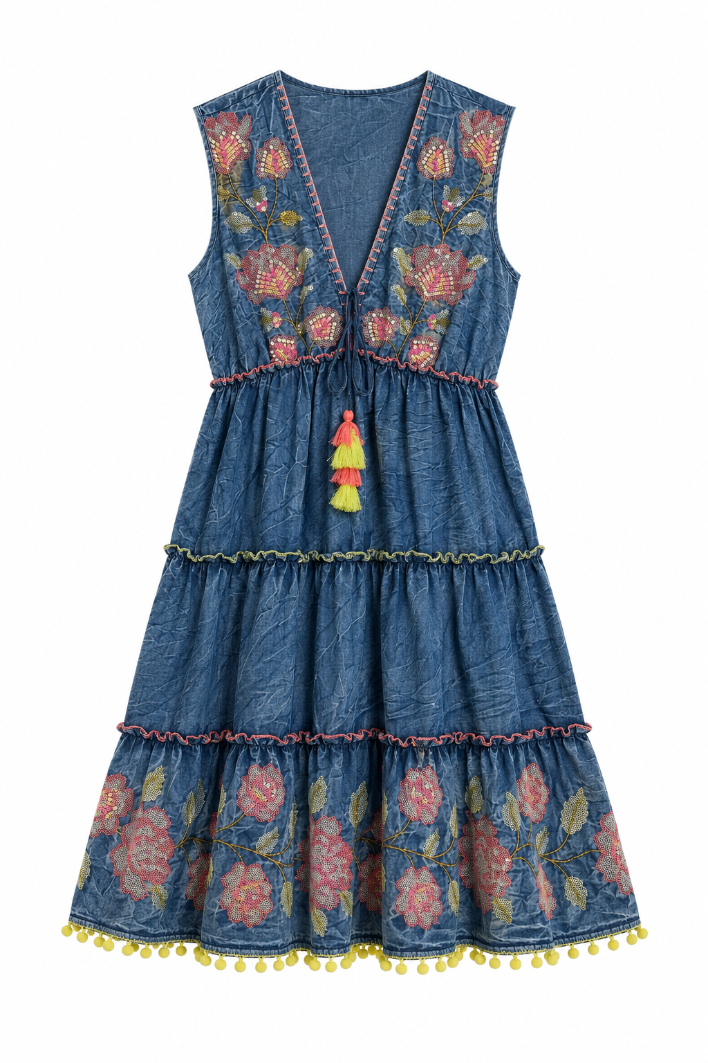 Vestido Denim Índigo