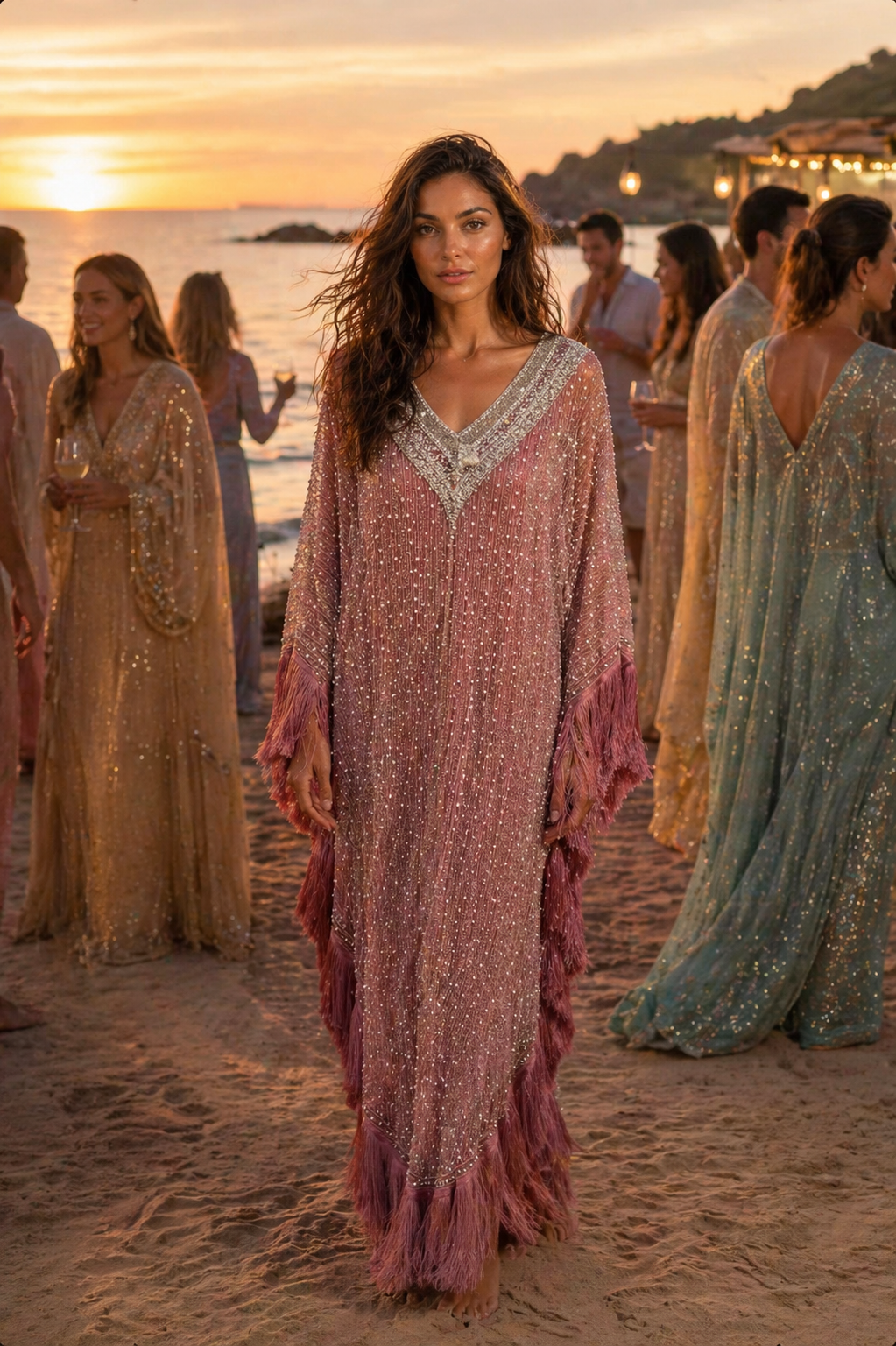 Kaftán Couture Bouganvilla