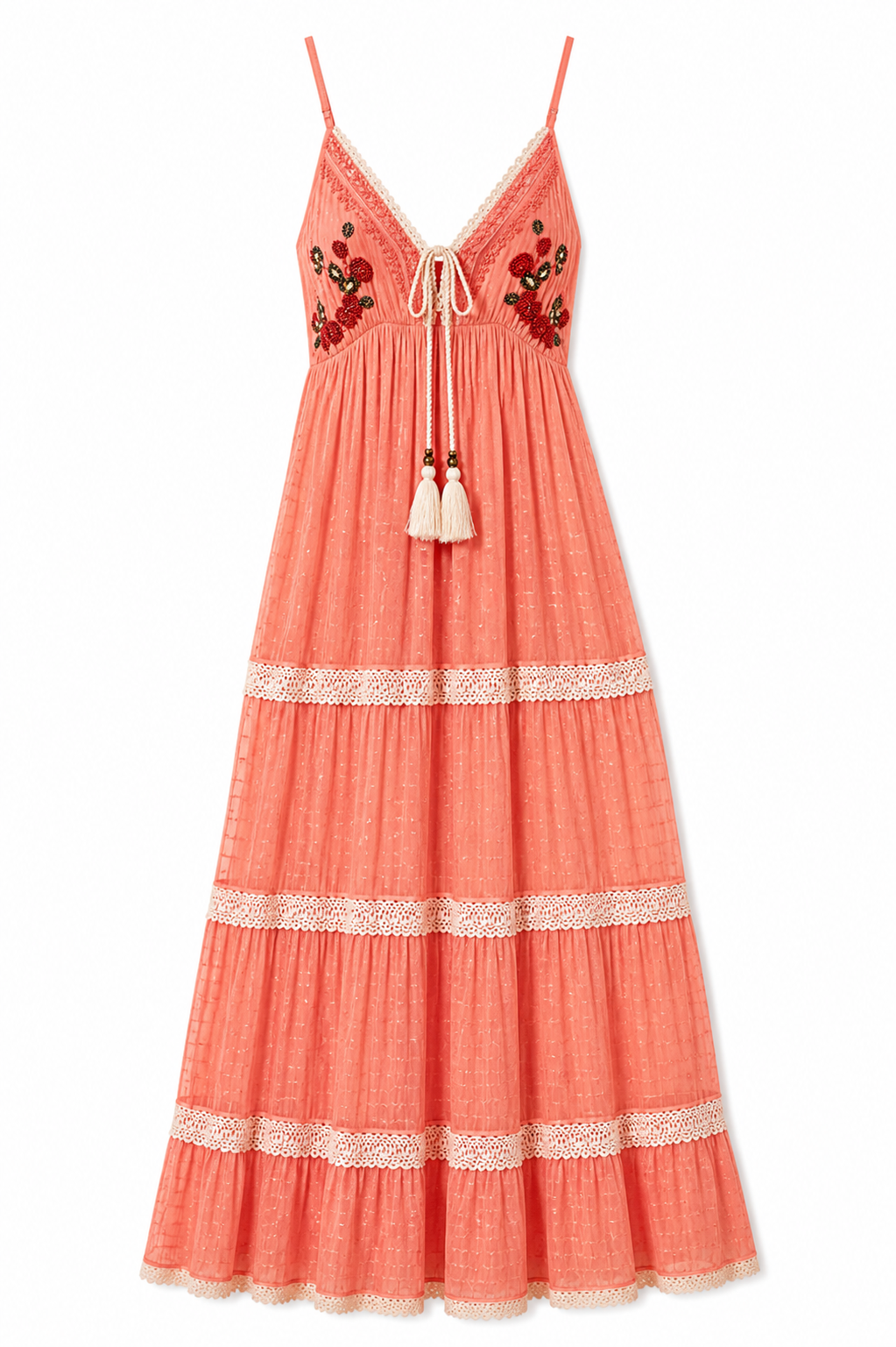 Vestido Largo Hibiscus
