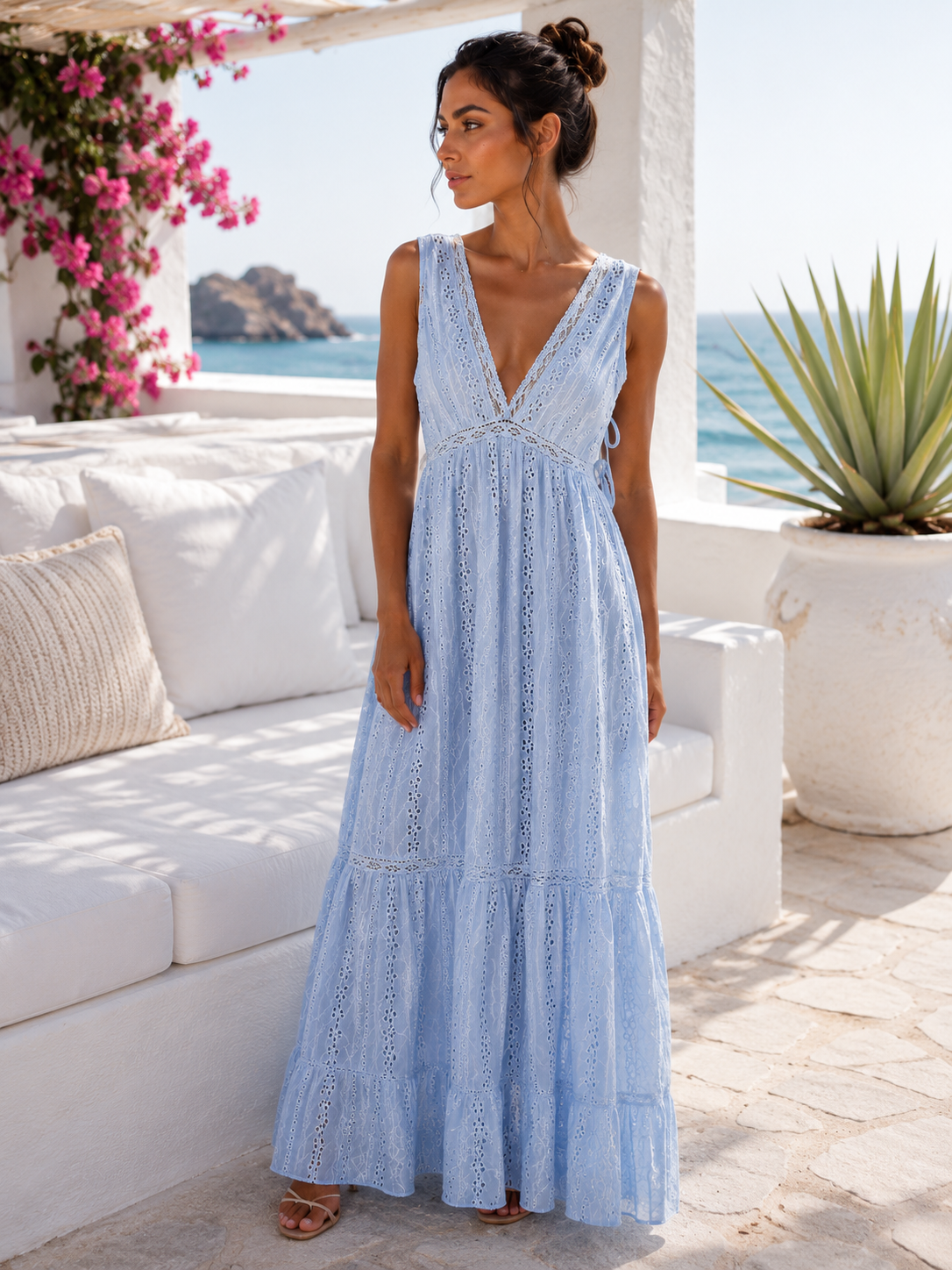 Vestido Aurora Azul