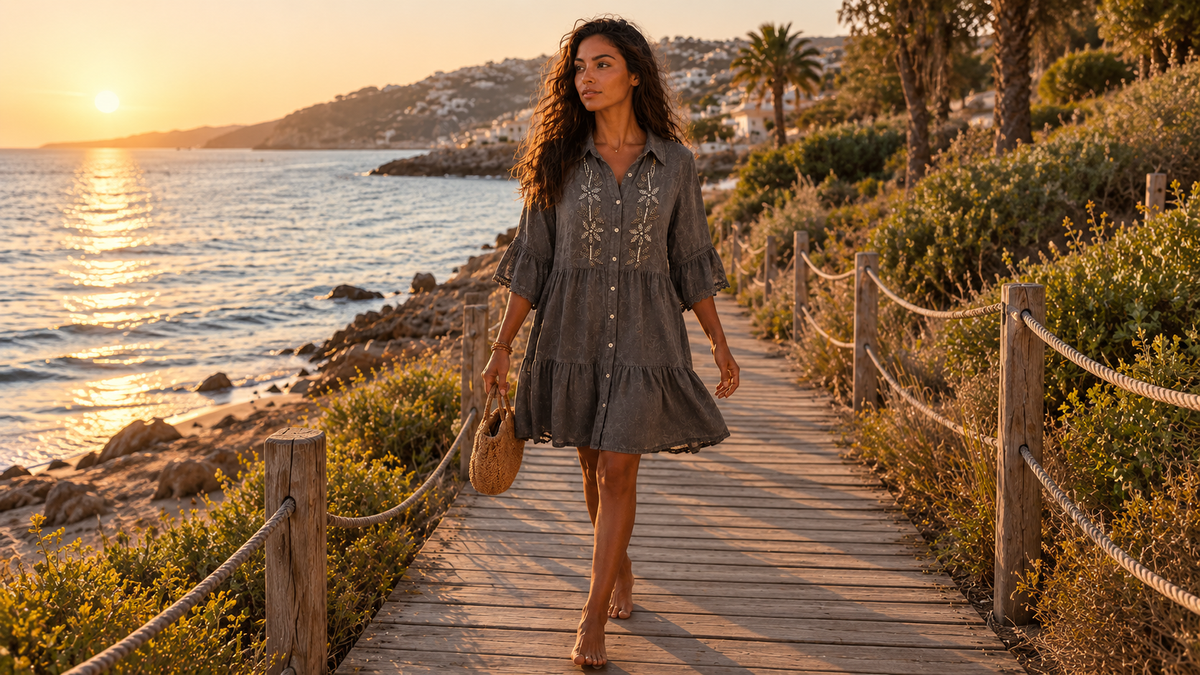 Vestido Corto Sereno de Martina Ibiza