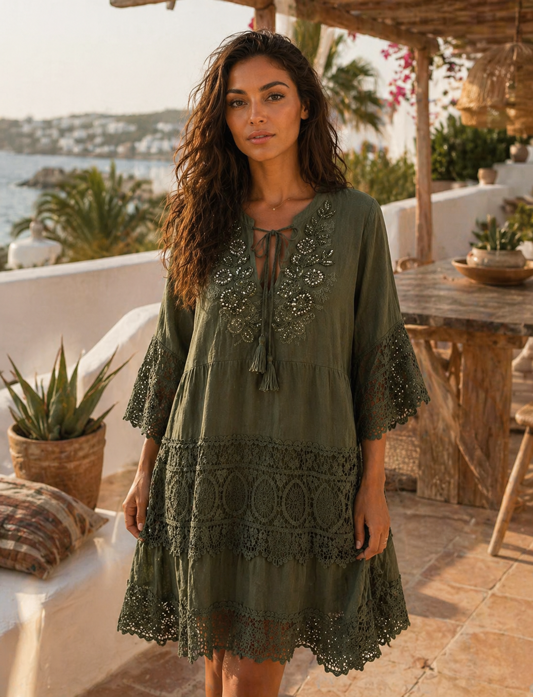 Vestido Corto Olivar
