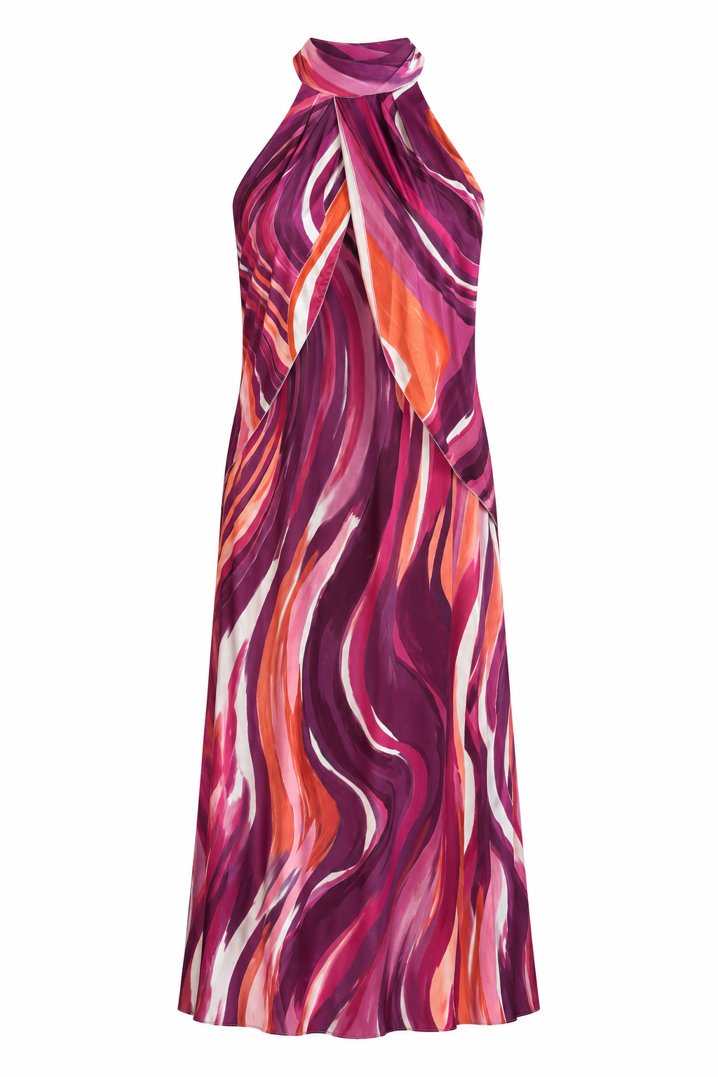 Vestido Buganvilla Raso