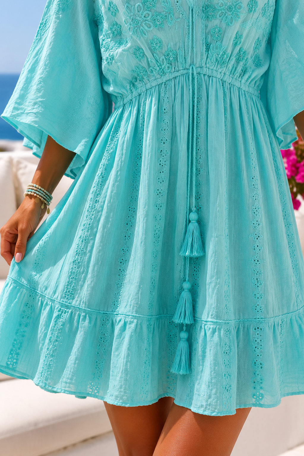 Vestido Corto Cala Turquesa