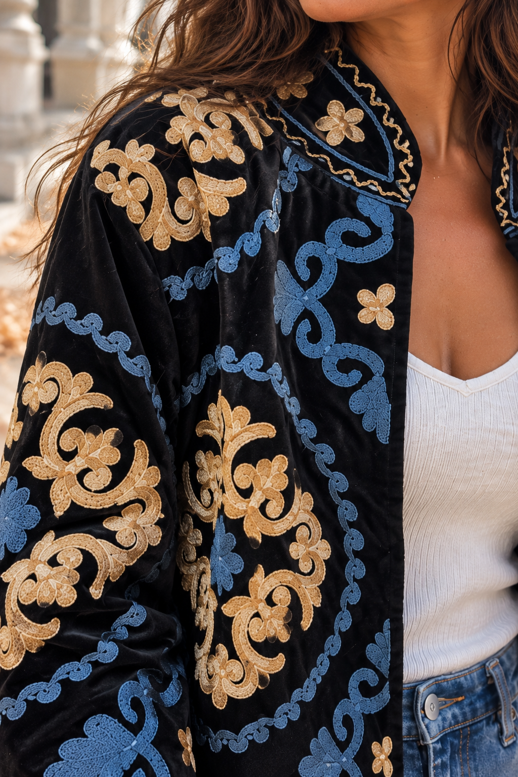 Chaqueta Damasco