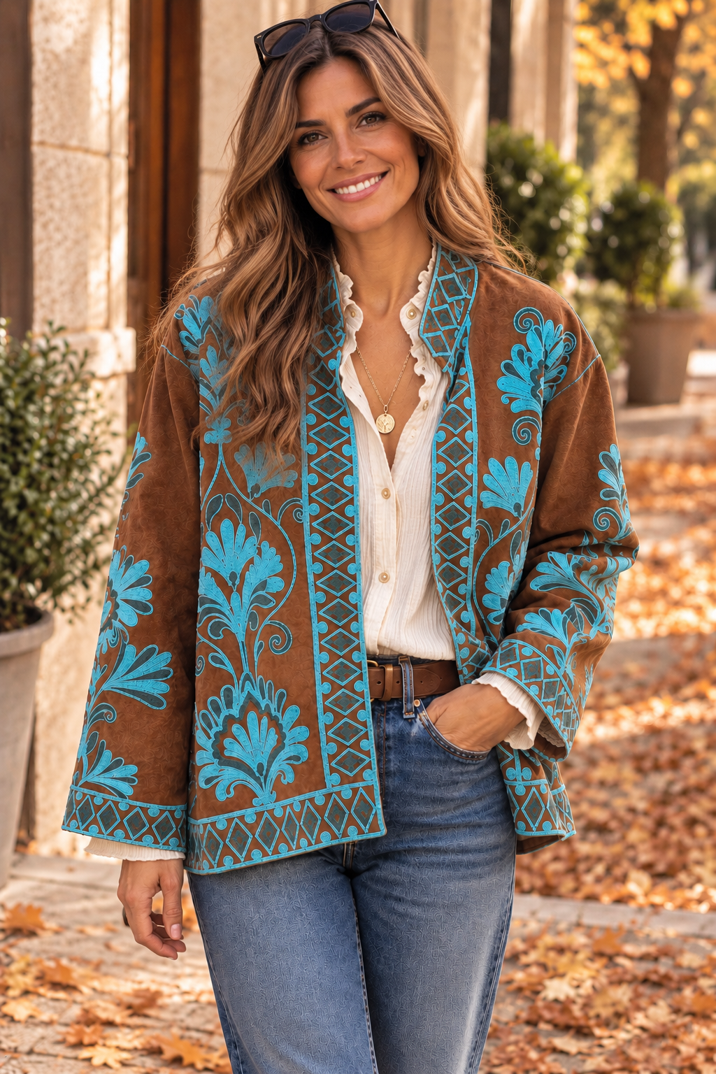 Chaqueta Turquesa