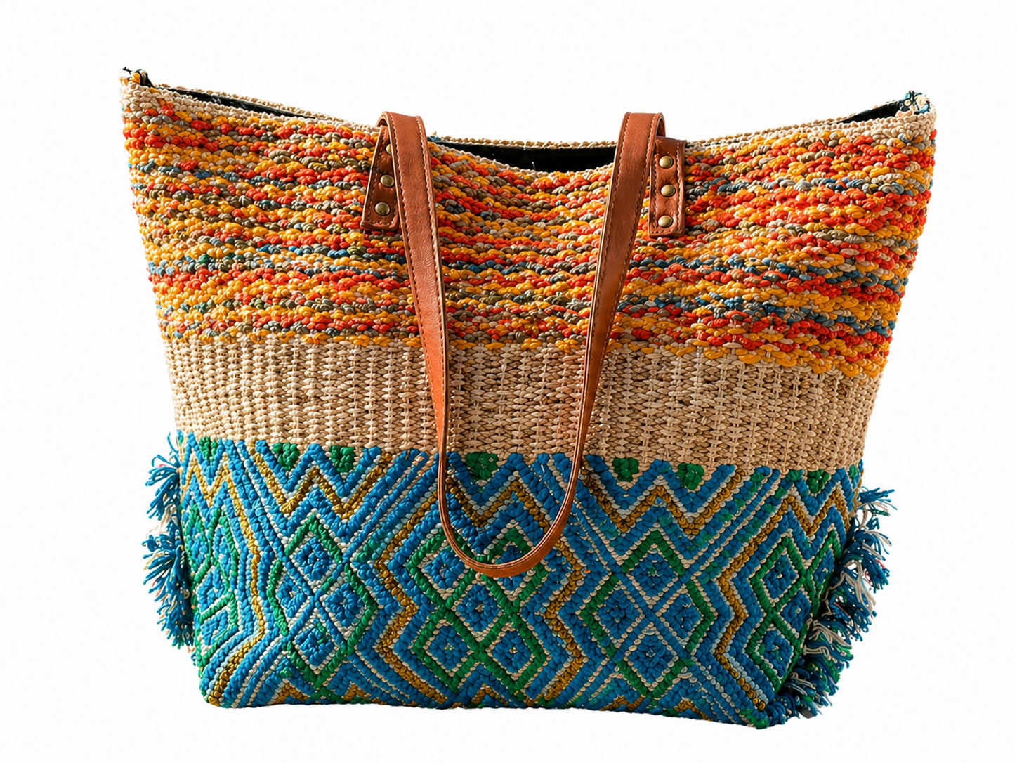 Cesta Tote Aguamarina