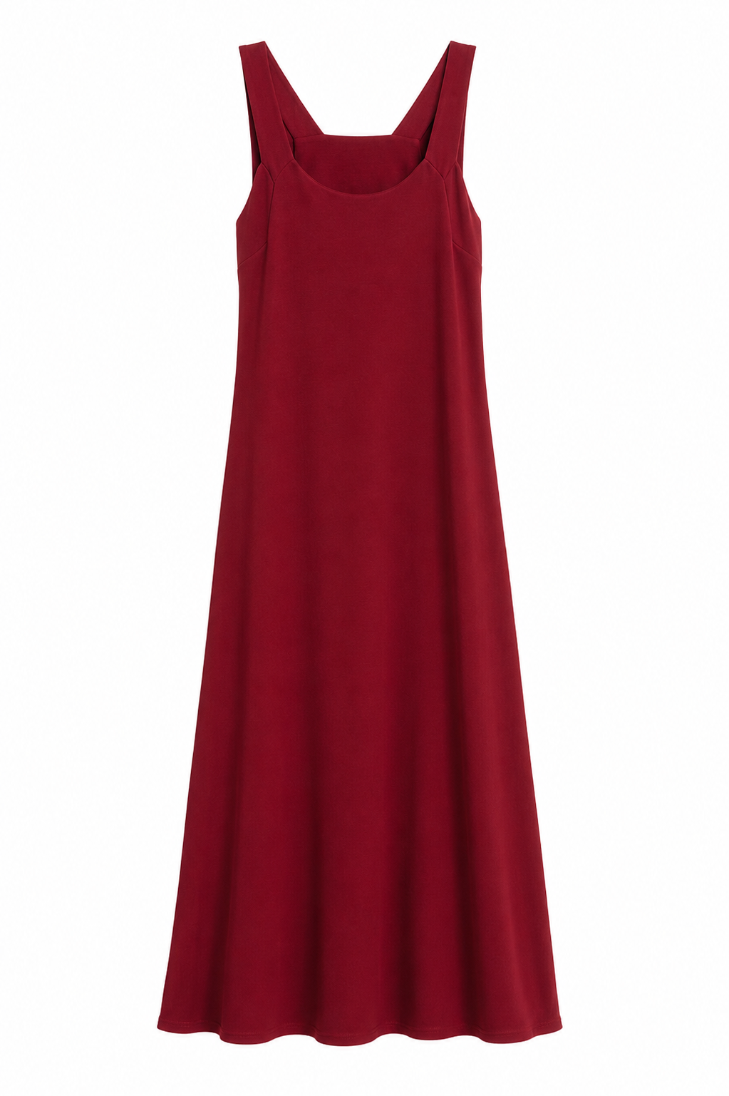 Vestido Burdeos Liso