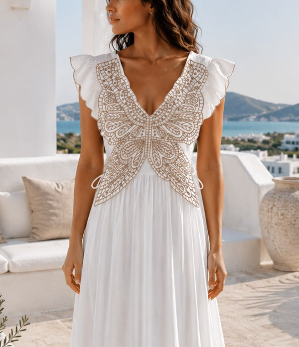 Vestido Favorecedor Mariposa