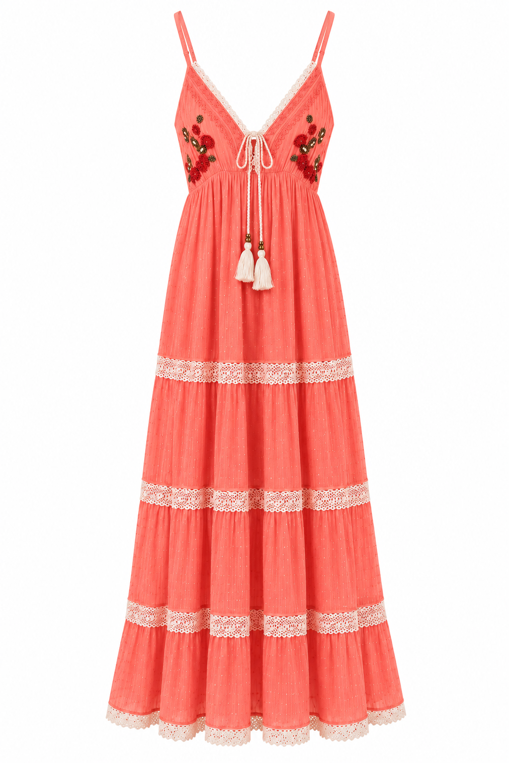 Long Hibiscus Dress